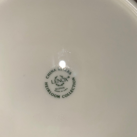 Lenox Heirloom collection china bear plate - Picture 2 of 5